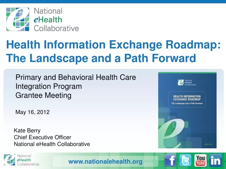 health information exchange roadmap the landscape