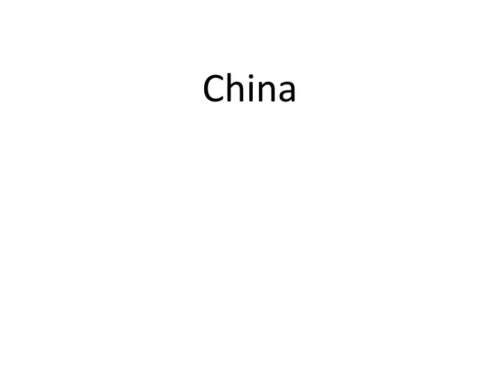 china