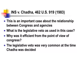 INS v. Chadha, 462 U.S. 919 (1983)