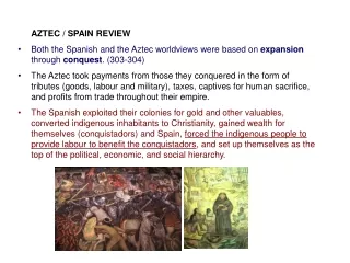 AZTEC / SPAIN REVIEW