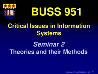 Critical Issues in Information Systems