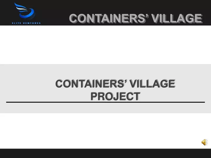 containers village