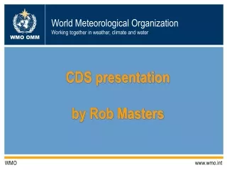 CDS presentation by Rob Masters