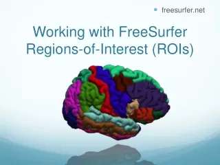 Working with FreeSurfer  Regions-of-Interest (ROIs)