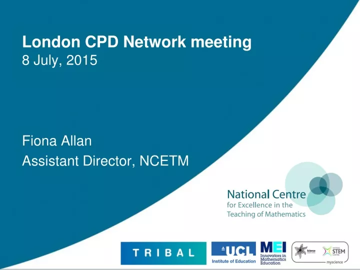 london cpd network meeting