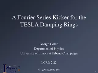 A Fourier Series Kicker for the TESLA Damping Rings
