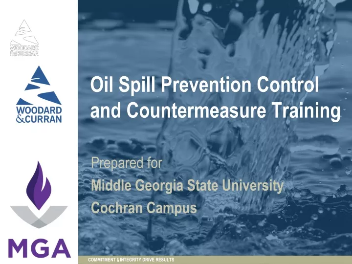oil spill prevention control and countermeasure training