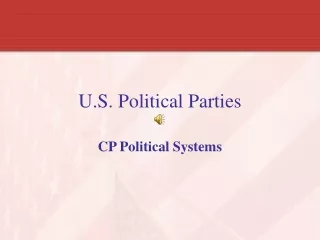 U.S. Political Parties