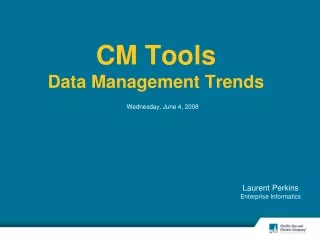 CM Tools Data Management Trends