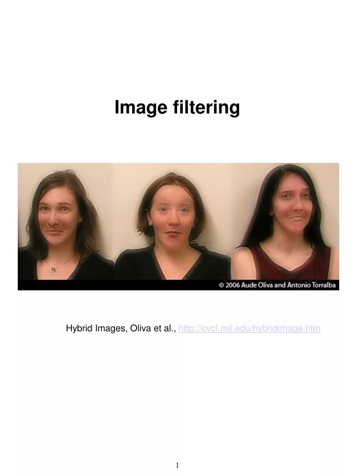 image filtering