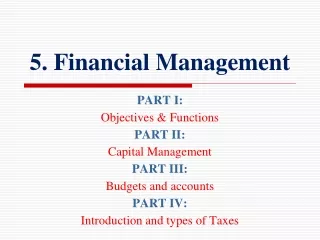5. Financial Management