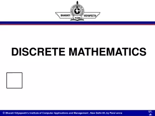 DISCRETE MATHEMATICS