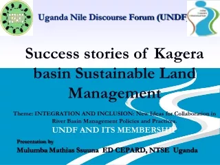 Uganda Nile Discourse Forum (UNDF)