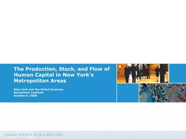 the production stock and flow of human capital