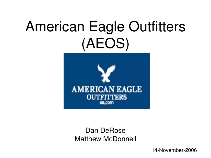 american eagle outfitters aeos