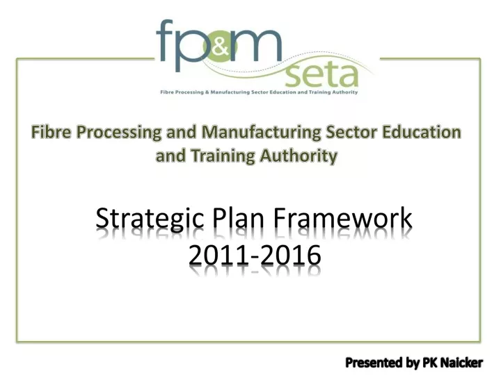fibre processing and manufacturing sector education and training authority
