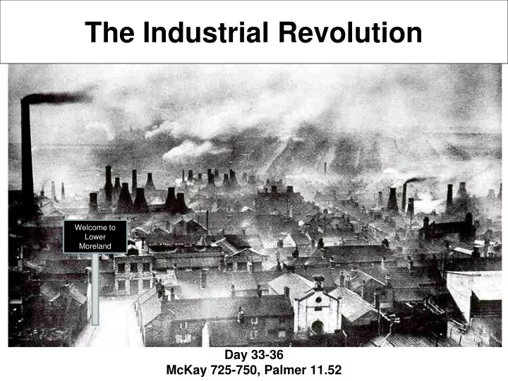 the industrial revolution