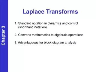 Laplace Transforms