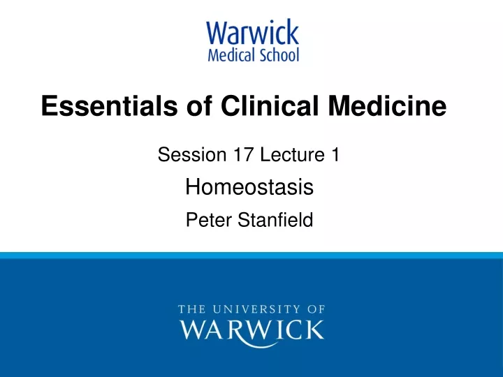 essentials of clinical medicine