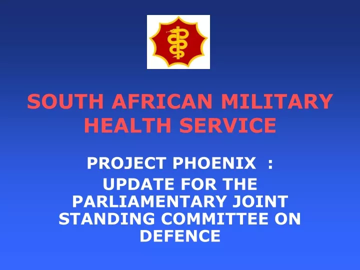 south african military health service