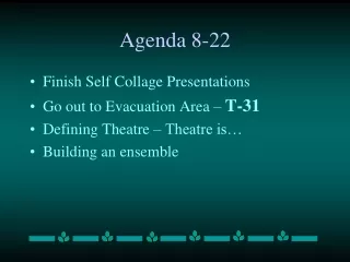 Agenda 8-22