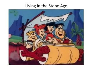 Living in the Stone Age