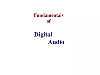 Fundamentals of ...
