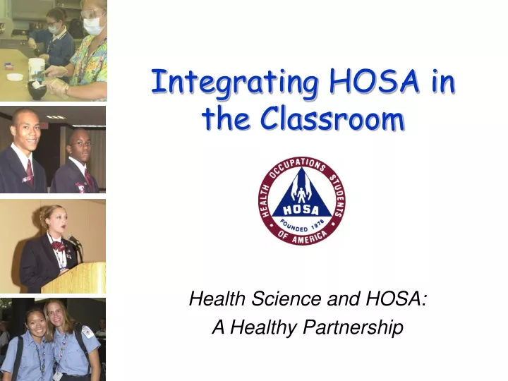 integrating hosa in the classroom