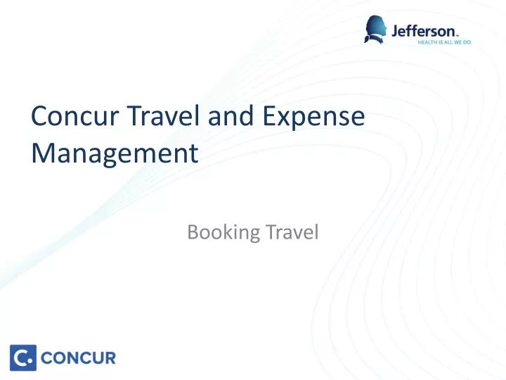 concur travel and expense management