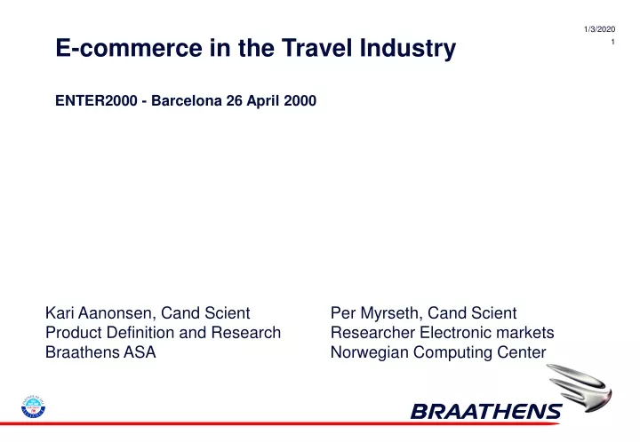 e commerce in the travel industry