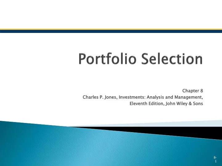 portfolio selection