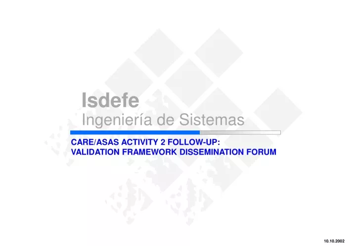 isdefe ingenier a de sistemas