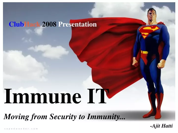 immune it moving from security to immunity ajit hatti