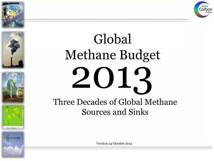 global methane budget