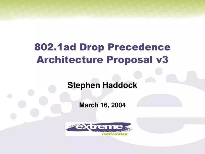 802 1ad drop precedence architecture proposal v3