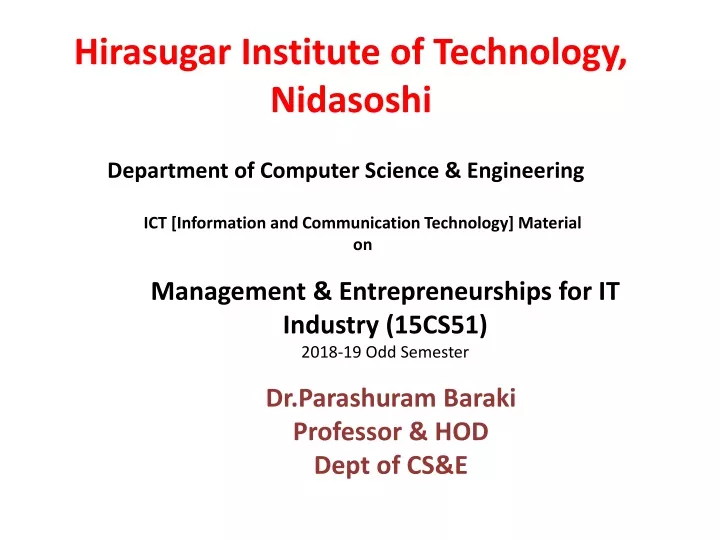 hirasugar institute of technology nidasoshi