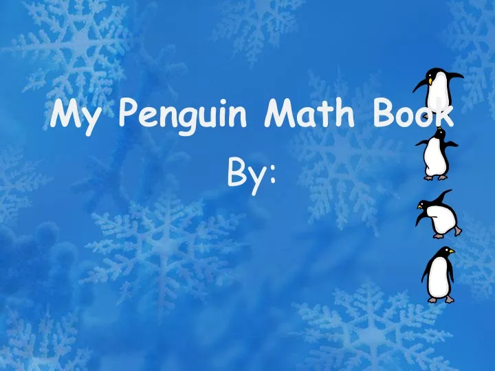 my penguin math book by
