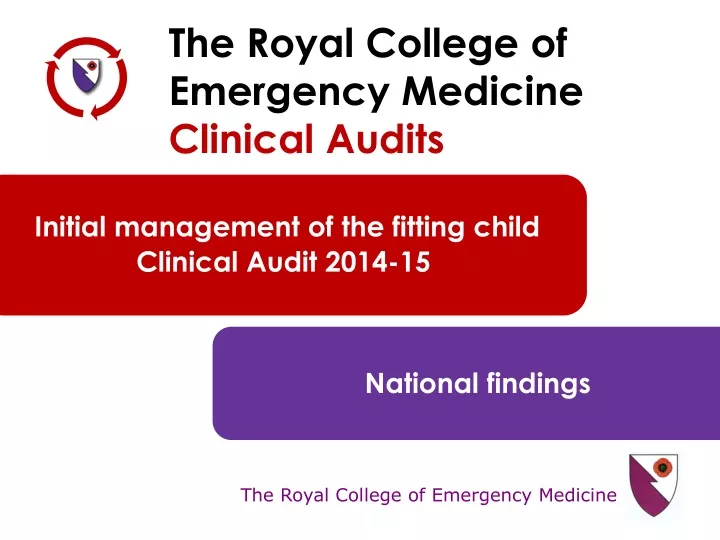 the royal college of emergency medicine clinical audits