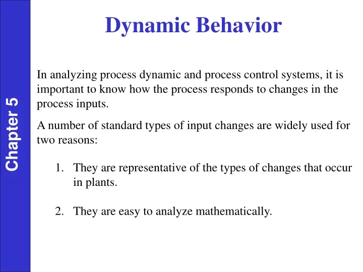 dynamic behavior