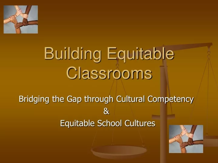 building equitable classrooms