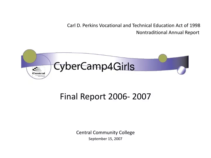 final report 2006 2007