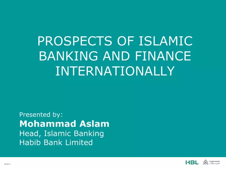 prospects of islamic banking and finance internationally