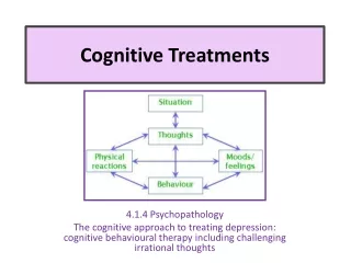 Cognitive Treatments