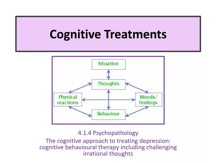 cognitive treatments