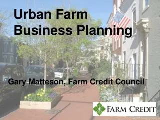 Urban Farm Business Planning