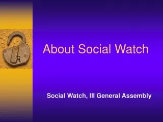 About Social Watch