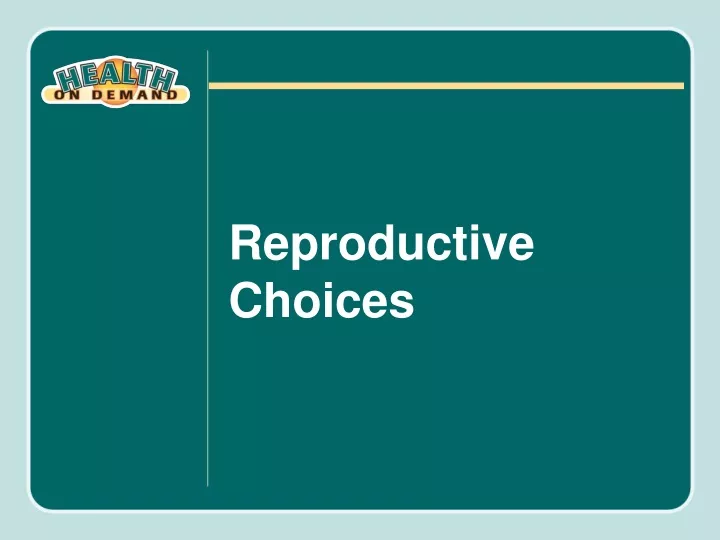 reproductive choices