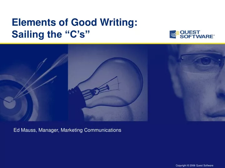 elements of good writing sailing the c s