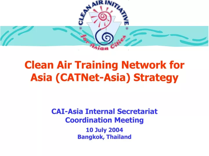 clean air training network for asia catnet asia