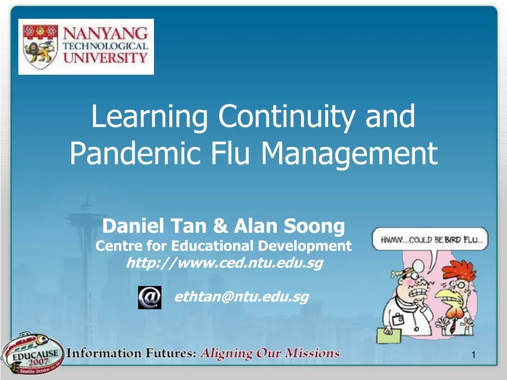 PPT - Learning Continuity and Pandemic Flu Management PowerPoint ...